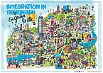 Wimmelbild Integration in Thüringen - Ein Gewinn für alle